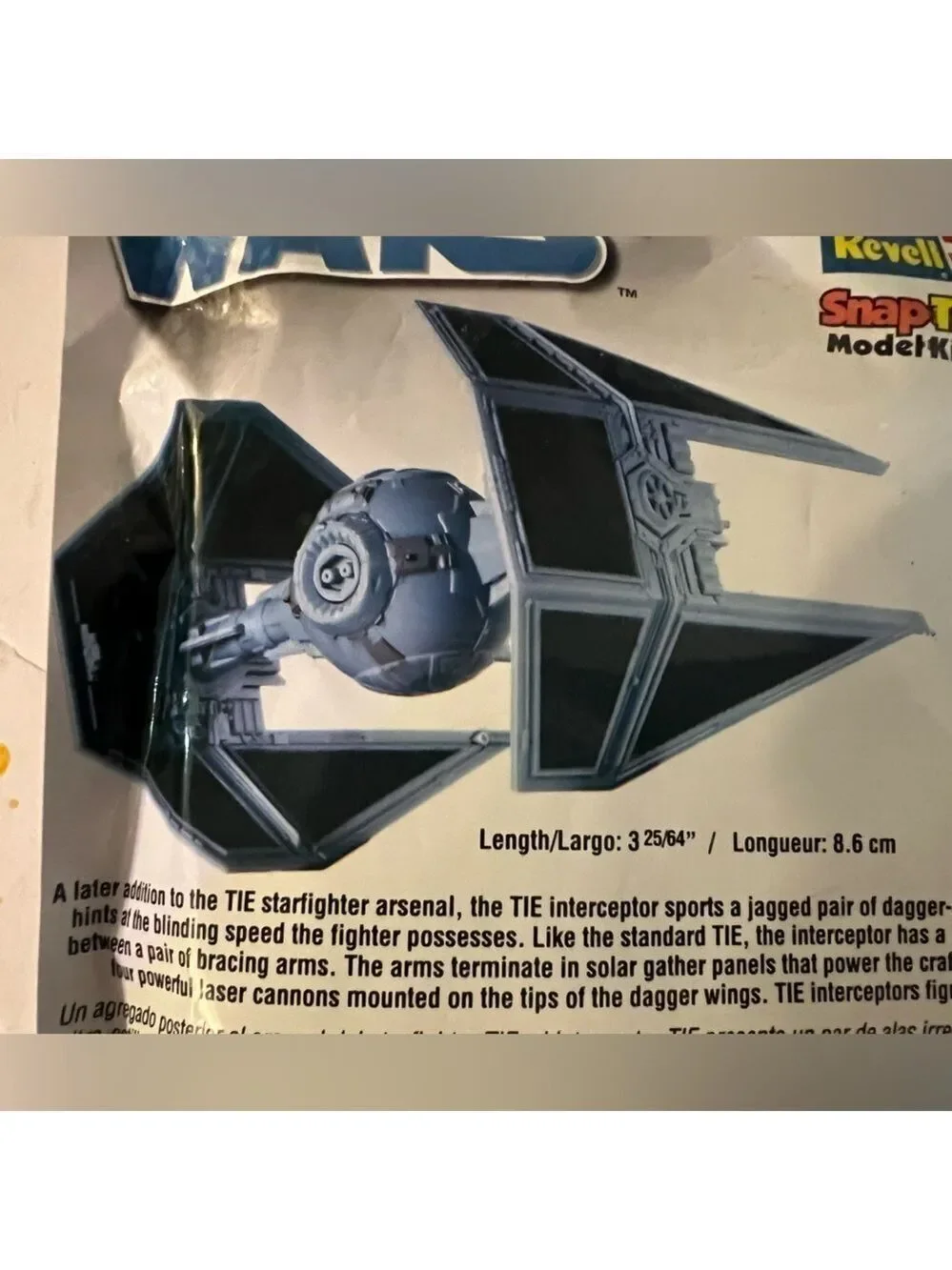 Star Wars Revell Tie Interceptor Model Kit 2008
